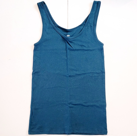 Mossimo Supply Co. Tops - NWOT Teal+Sparkle Tank